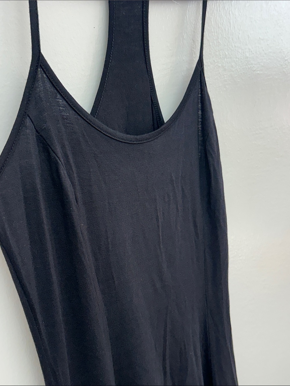 Acemi Black Ribbed Racerback Tank - Picture 3 of 5